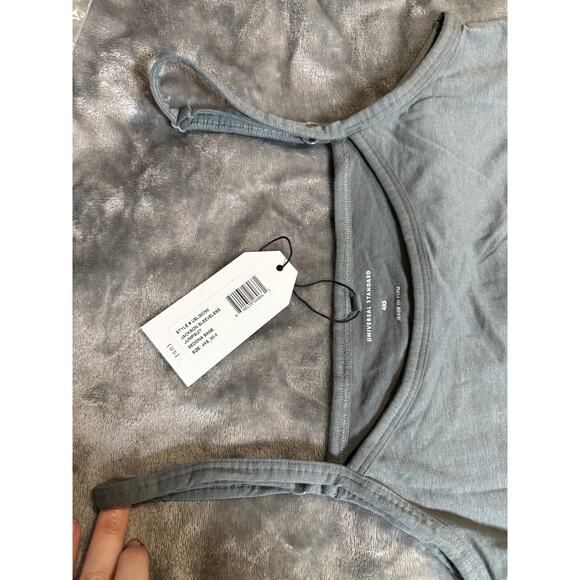 NWT Universal Standard JACKSON SLEEVELESS JUMPSUIT SEDONA SAGE Grey SZ 4XS 00-0 - Picture 5 of 11